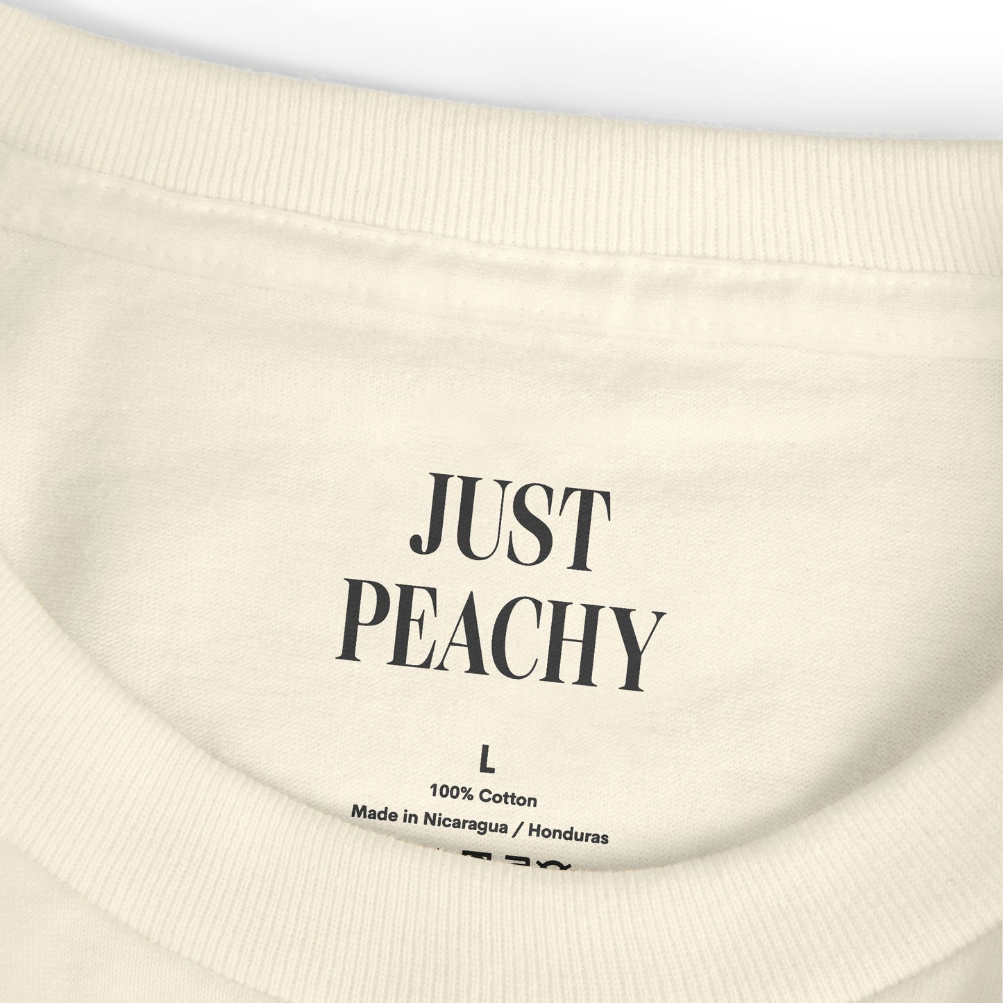 Always Peachy Never Pasty Oversized Tee