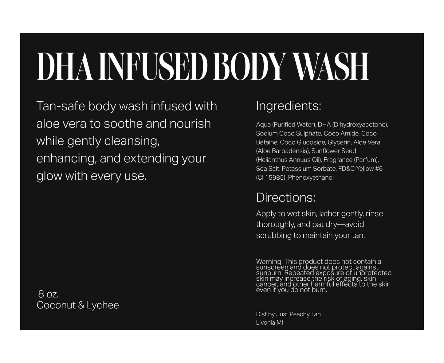 DHA Infused Body Wash