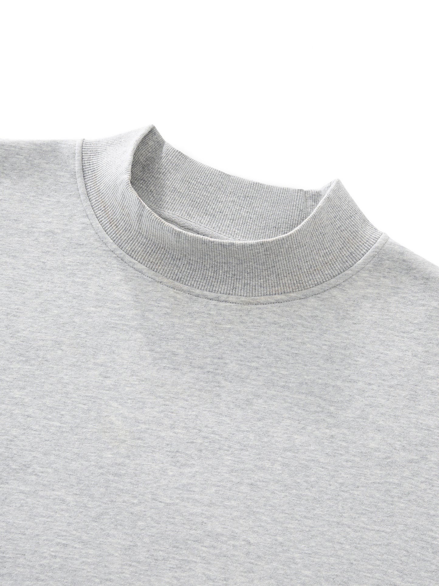 Bronzed Behavior Mock-Neck Crew Sweatshirt