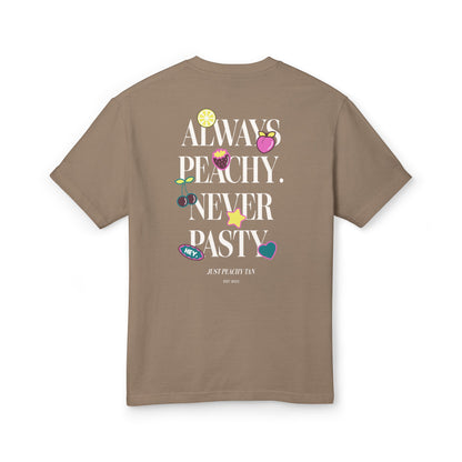 Always Peachy Never Pasty Oversized Tee