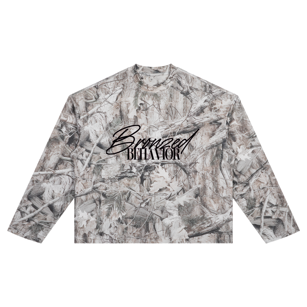 Bronzed Behavior Camo Waffle T-Shirt