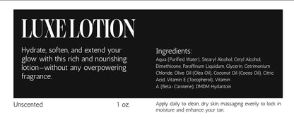 Luxe Lotion - Travel
