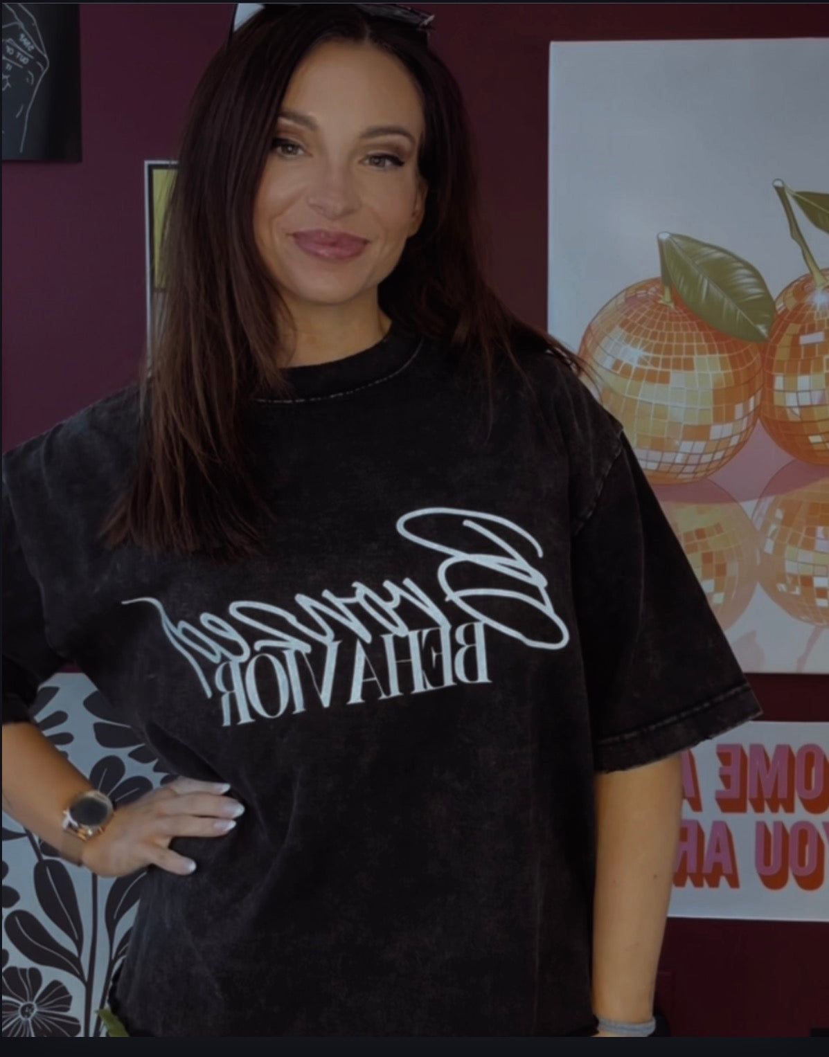 Faded Wash Oversized BB T-Shirt