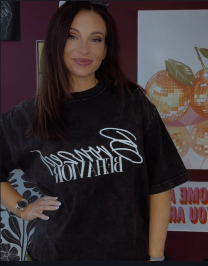 Faded Wash Oversized BB T-Shirt