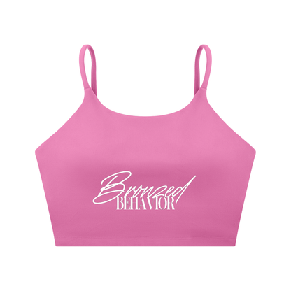 Spaghetti Strap Yoga Sports Bra